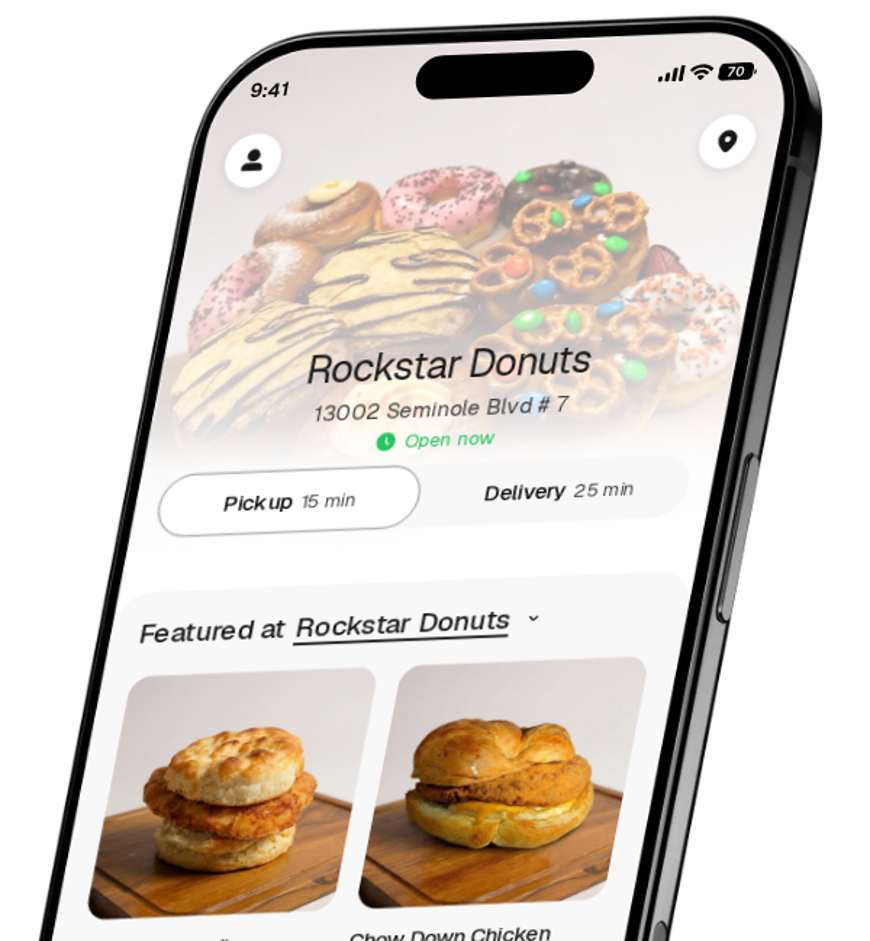 Rockstar Donuts app preview