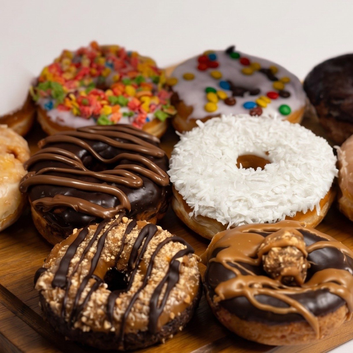 Pre-Assorted Half Dozen Donuts Chef Selection.