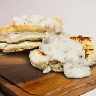 Single Biscuit and Gravy